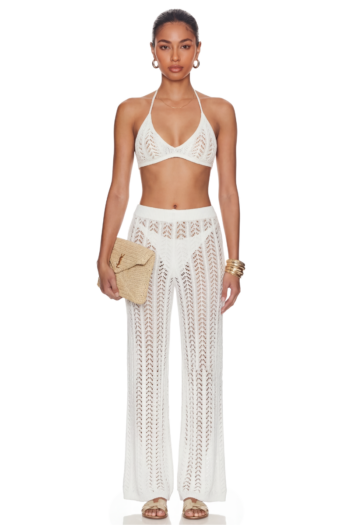 Final Sale Aiyanna Set - White Crochet