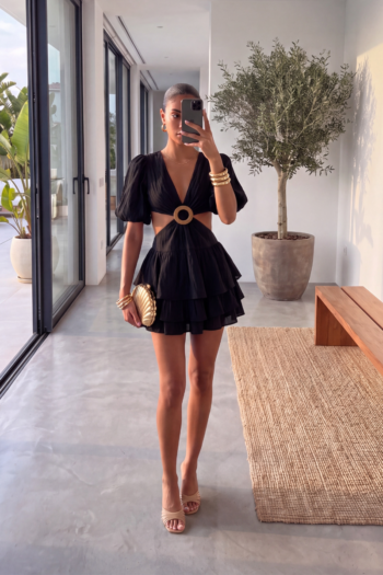 Final Sale Paloma Dress - Black