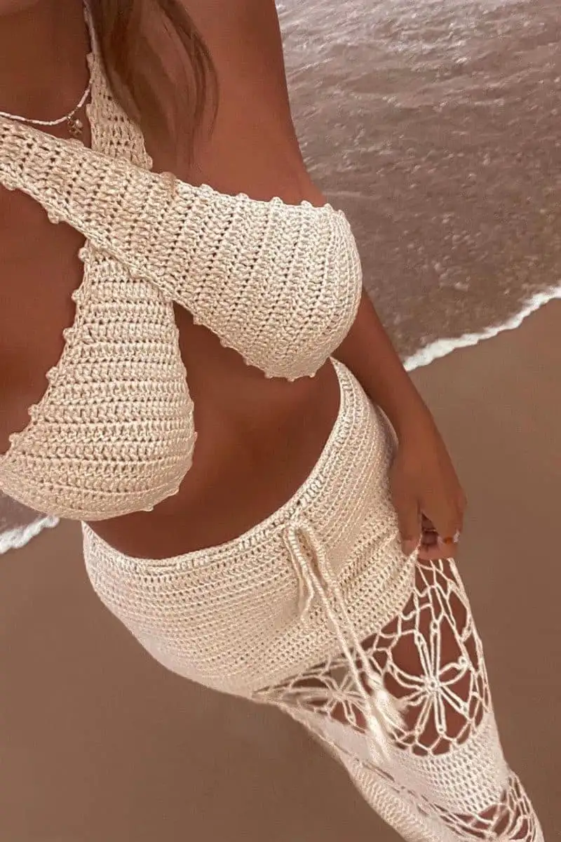 Final Sale Amante Set - Sand Crochet - Image 2