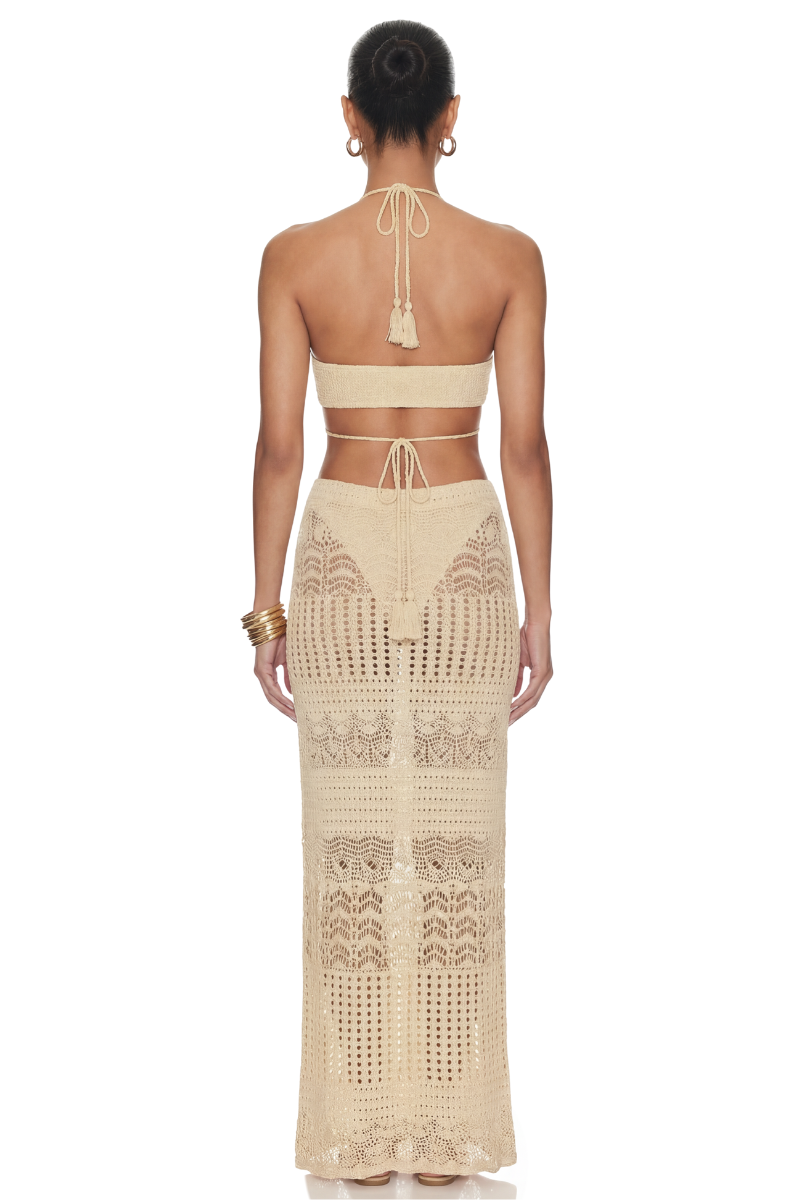 Final Sale Zygi Knit Maxi Dress - Sand - Image 4