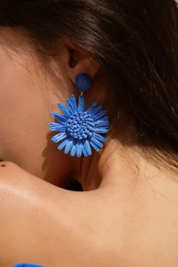 Final Sale Maribel Earrings - Cobalt Blue