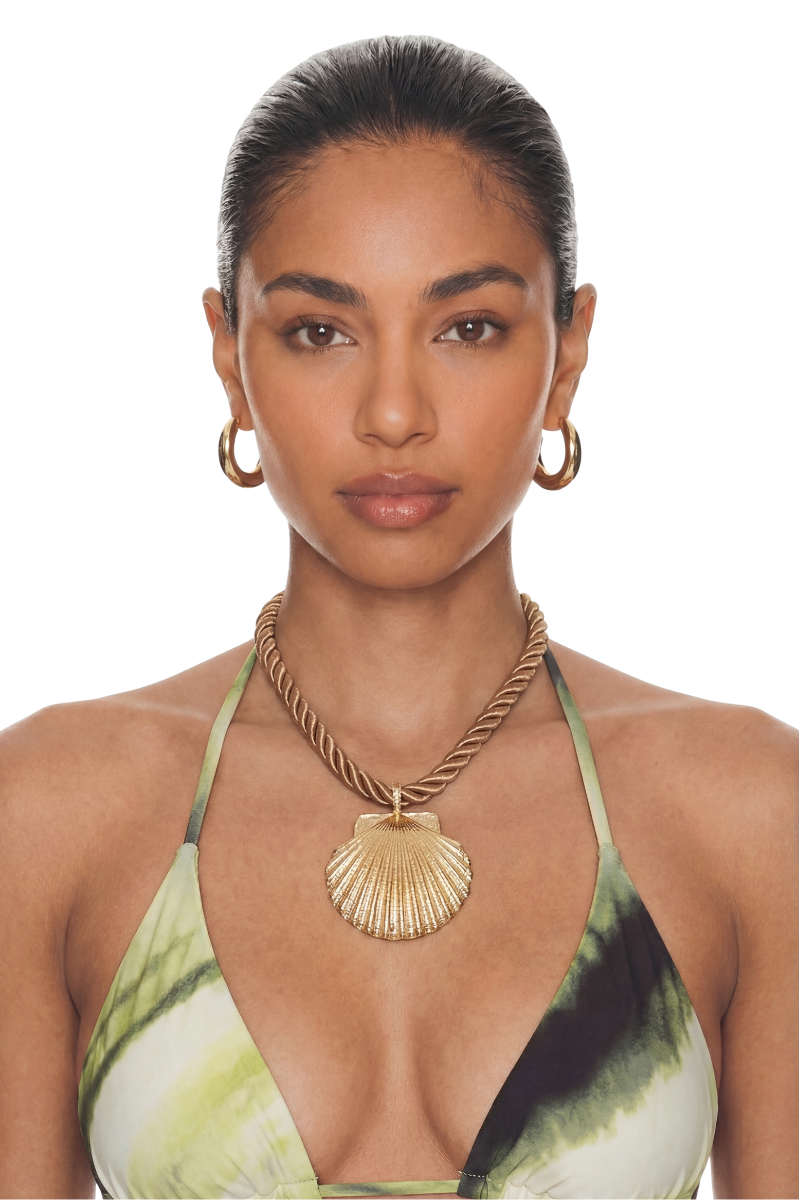 Final Sale SĀN Shell Necklace - Golden