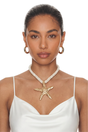 Aria Oversized Starfish Necklace - Oyster