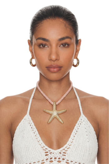 Final Sale Cyprus Starfish Necklace - Pink