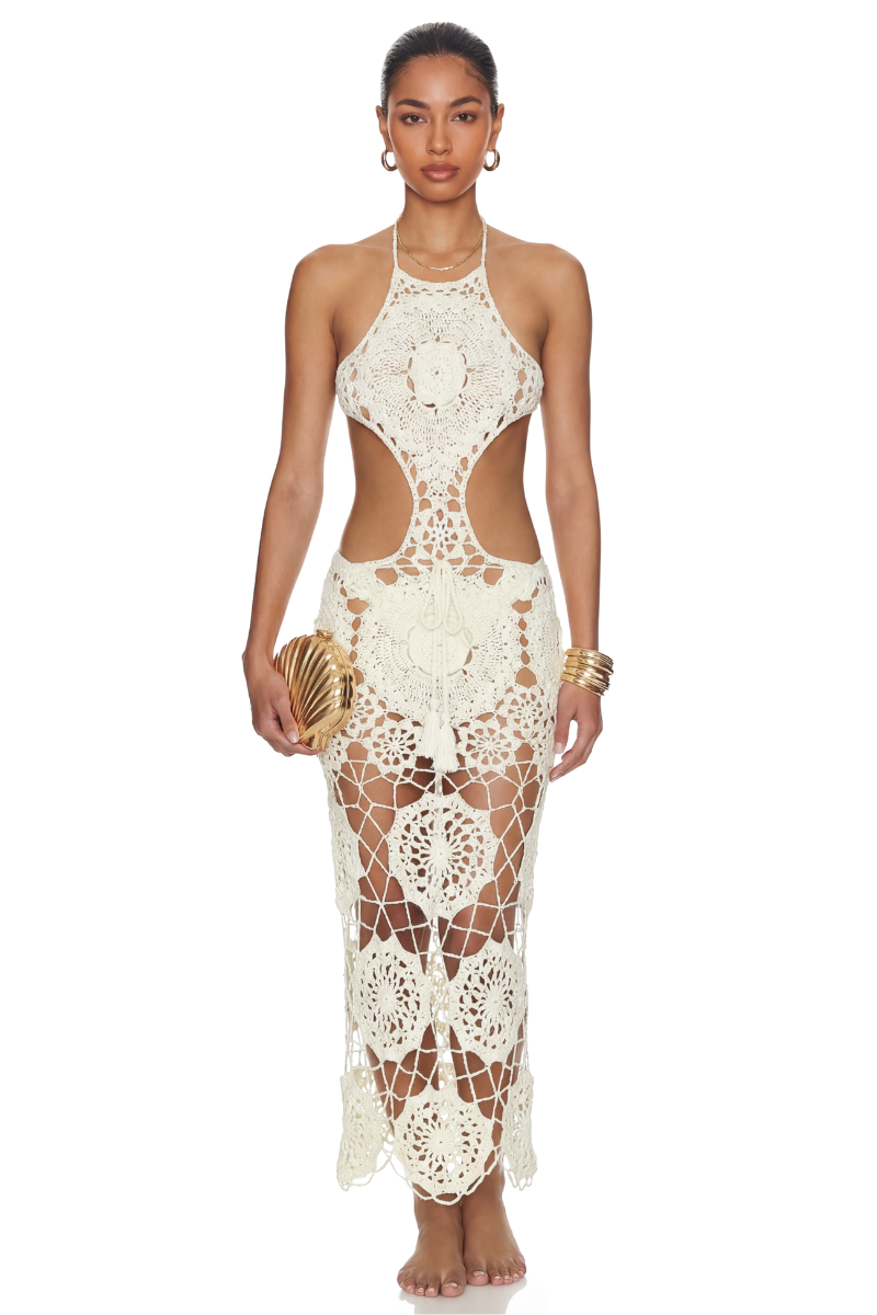 Bohemia Dress - Ecru Crochet