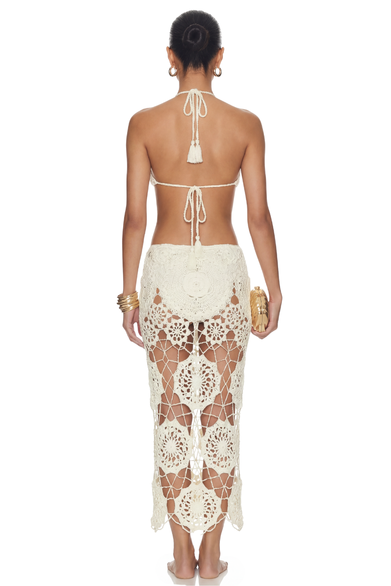 Bohemia Dress - Ecru Crochet - Image 2