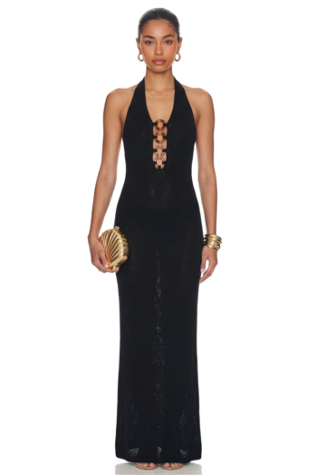 Final Sale Suki Knit Maxi Dress - Black