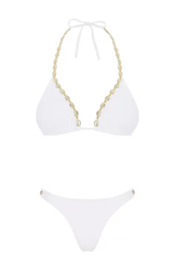 Raquel Shell Bikini Set - White