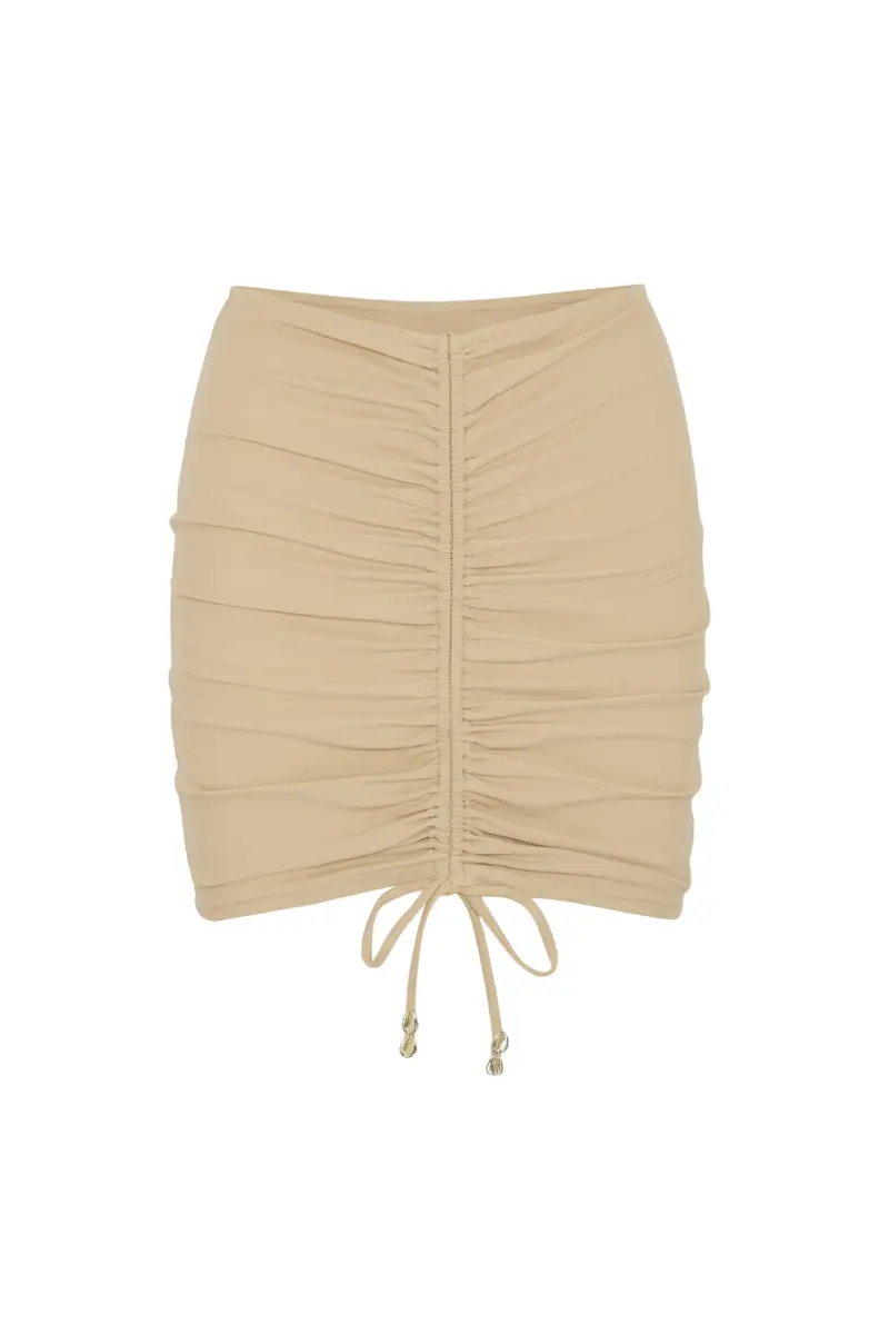 Final Sale Barcelona Mini Skirt - Sand
