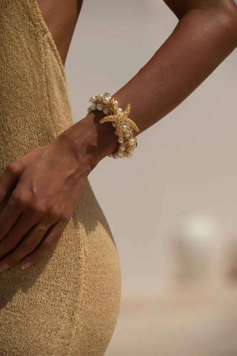 Final Sale Marina Starfish Bracelet - Gold - Image 2