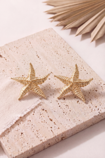 Palma Earrings - Gold