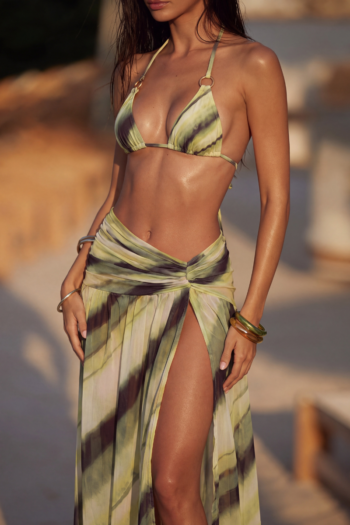 La Mar&eacute; Three Piece Bikini Set - Tie-Dye