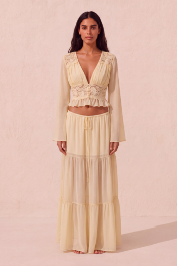 Sascha Two-Piece Set- Butter Lemon